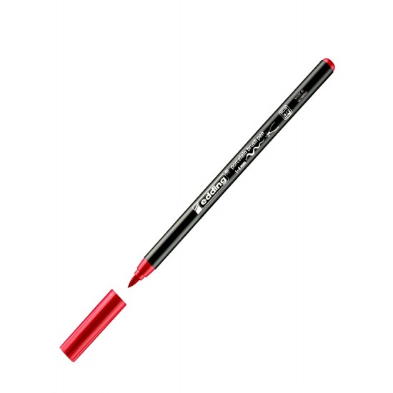 Edding Porselen Kalemi 1-4Mm Kırmızı - 3 adet