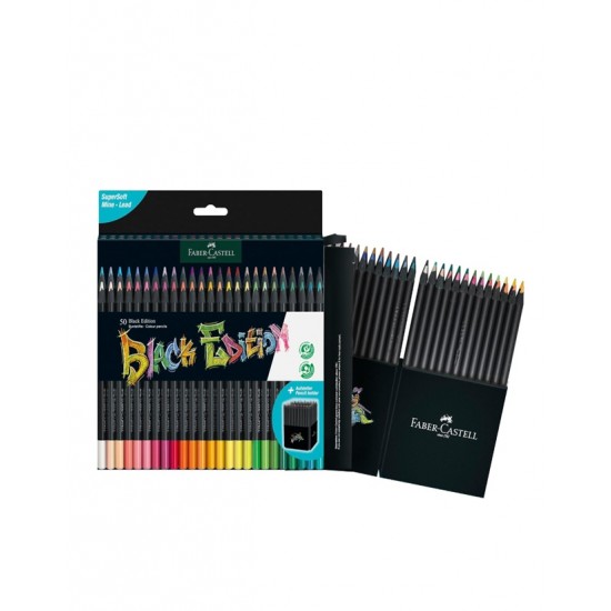 Faber Castell Black Edition Kuru Boya Kalemi 50Li