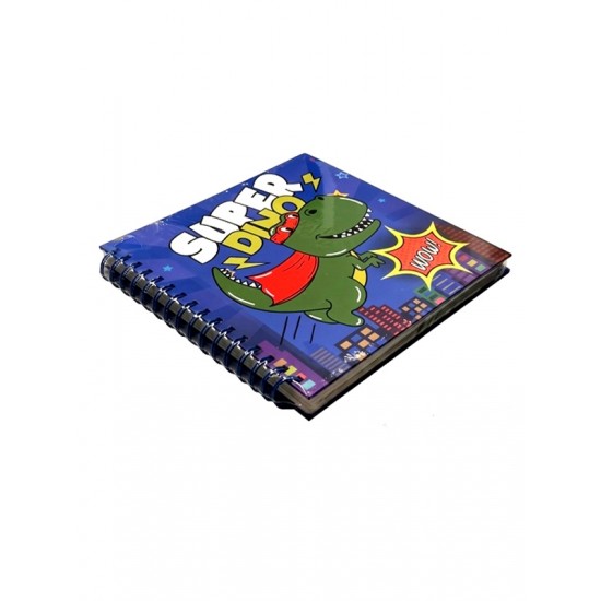 Maxx Ayraçlı Bloknote Kalın Kapaklı Super Dino B5-0111 Defter