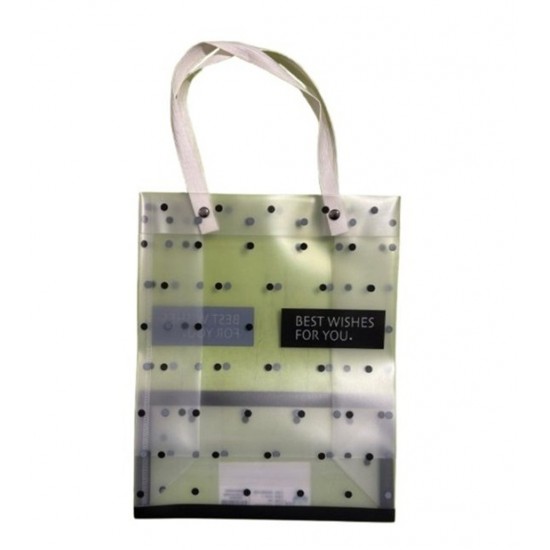 Hediyelik Plastik Çanta Renkli Not-139 19,5X24,5Cm - 2 adet