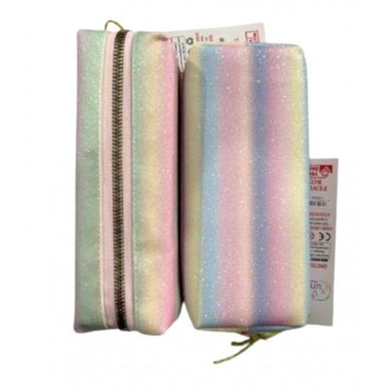 Unicus Pastel Rainbow Kum Sim Kalem Çantası Uncs-1171 Karışık - 1 adet