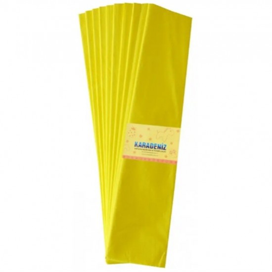 Lino Krapon Kağıdı Açık Sarı - 6 adet