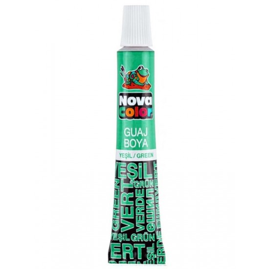 Nova Color Guaj Boya Tüp Yeşil - 4 adet