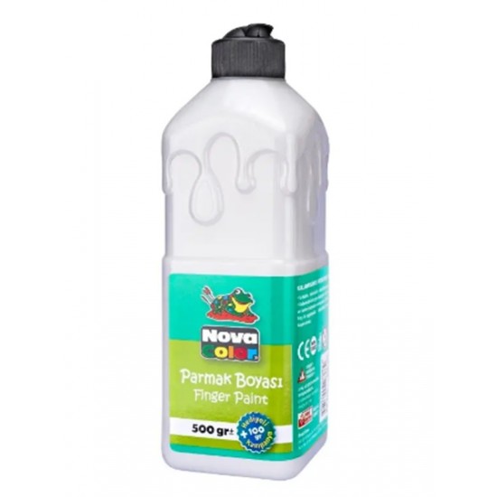 Nova Color Parmak Boyası 500Ml Beyaz - 2 adet