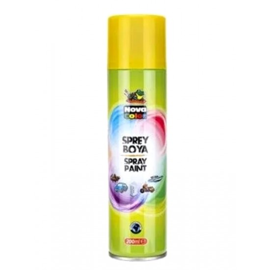Nova Color Sprey Boya Sarı 200 ml - 2 adet