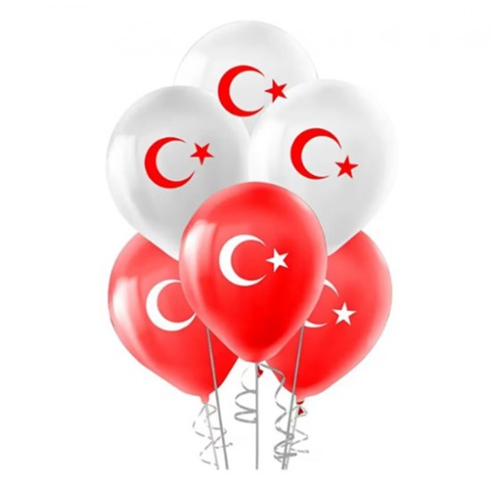 Rasyonel Metalik Balon Yıldızlı - 15 adet