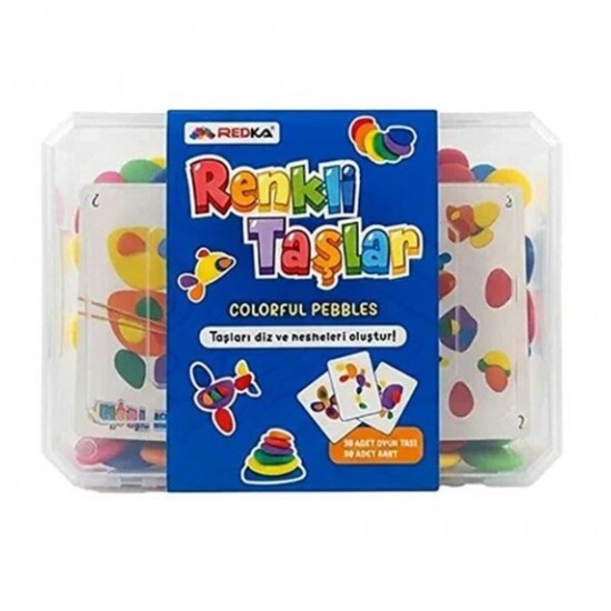 Redka Plastik Renkli Taşlar Oyunu