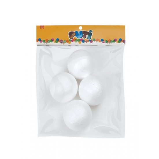 Puti Köpük Top 7Cm 4Lü - 2 paket