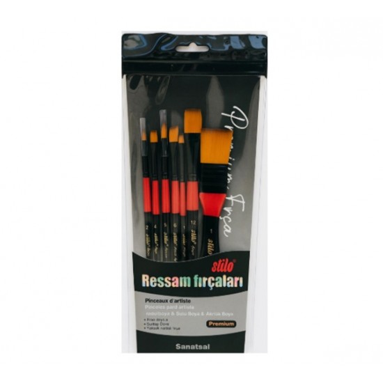 Stilo Art Zemin Fırçalı Karma Set 7Li Set-6