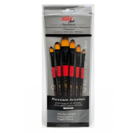 Stilo Kedi Dili Fırça Seti Art Set-2 6Lı