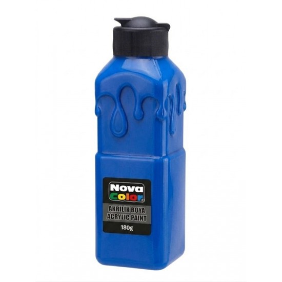 Nova Color Akrilik Boya 180Gr Mavi - 3 adet