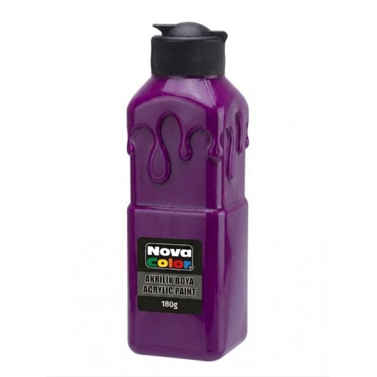 Nova Color Akrilik Boya 180Gr Mor - 3 adet