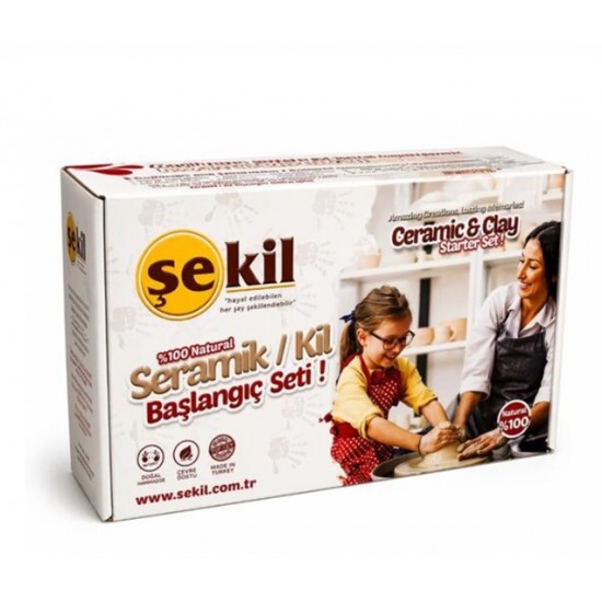 Şekil Seramik Kil Hamuru Başlangıç Seti