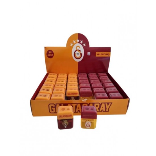 Galatasaray Aslanlı Kalemtraş Çiftli Orjinal Lisanslı - 2 adet