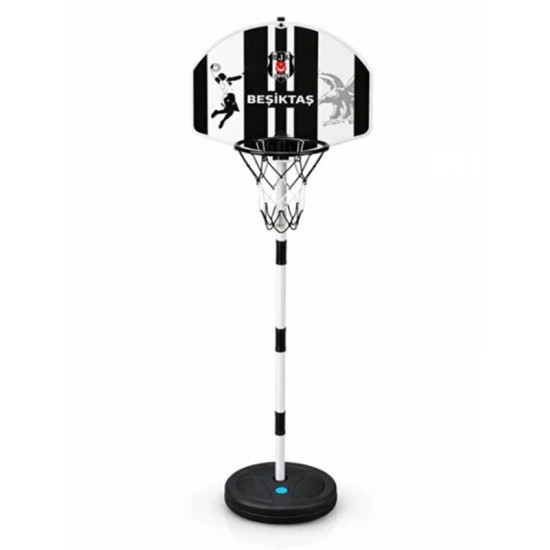 Beşiktaş Ayaklı Basketbol Pota Seti 138 cm Ayarlanabilir Orjinal Lisanslı