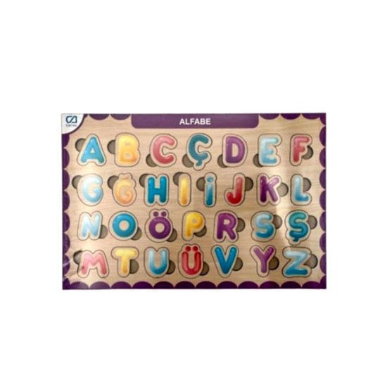 Ca Games Ahşap Puzzle Alfabe 19X29