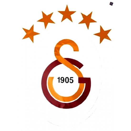 Galatasaray 5 Yıldız Arma Büyük Sticker 40X50Cm Orijinal Lisanslı Ürün