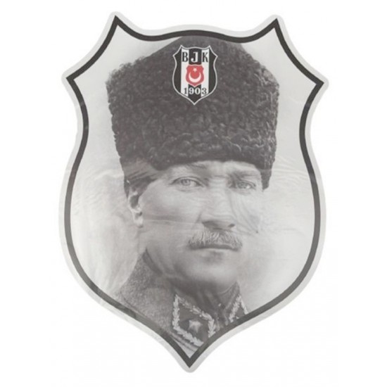 Beşiktaş Atatürk Arma Büyük Sticker 40X50Cm Orijinal Lisanslı Ürün