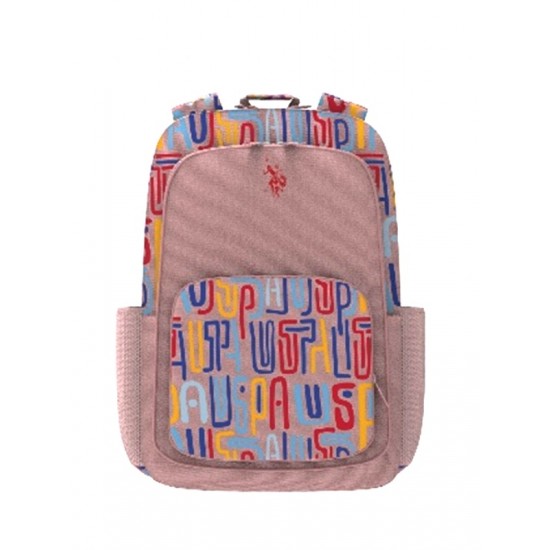 U.S.Polo Assn. Sırt Çantası Okul Çantası Pembe Plcan26148 Orjinal Lisanslı