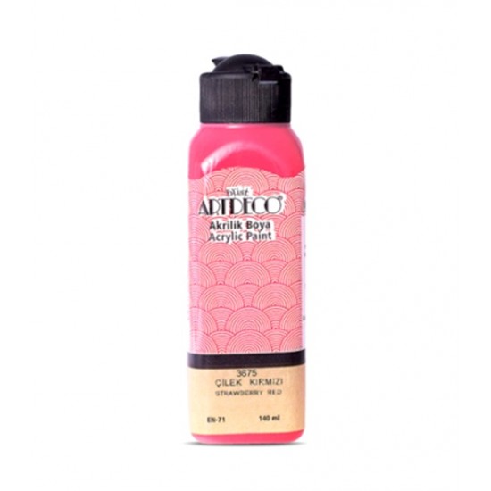 Artdeco Akrilik Boya 140 ml Çilek Kırmızı