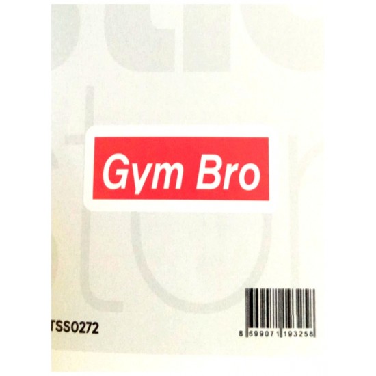 The Sticker Story Gym Bro Tss0272 Kişileştirme Stickerı - 2 adet