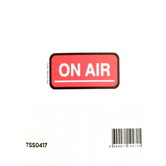 The Sticker Story On Aır Tss417 Kişileştirme Stickerı - 2 adet