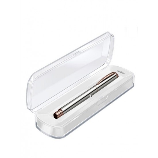 Scrikss Kristal Roller Kalem 64 Kutulu Bronz Krom Hediyelik kalem