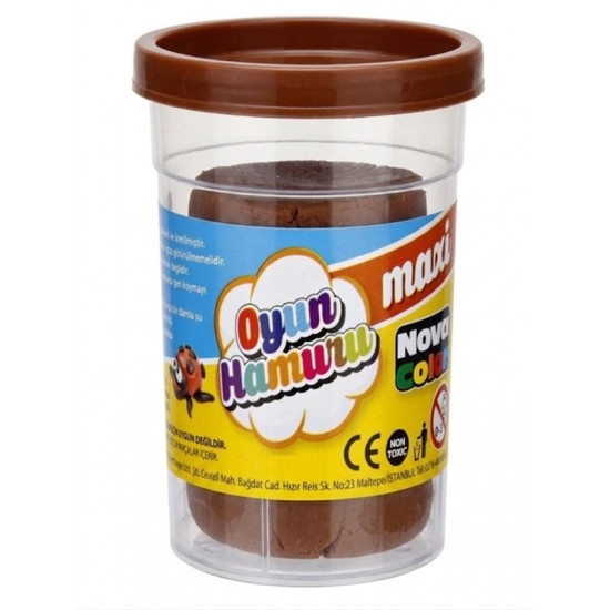 Nova Color Oyun Hamuru 100Gr Kahverengi - 2 adet