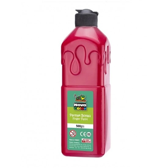 Nova Color Parmak Boyası 500Ml Kırmızı - 2 adet
