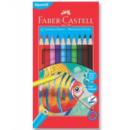 Faber Castell Suluboya Kalemi 12Li - 2 adet