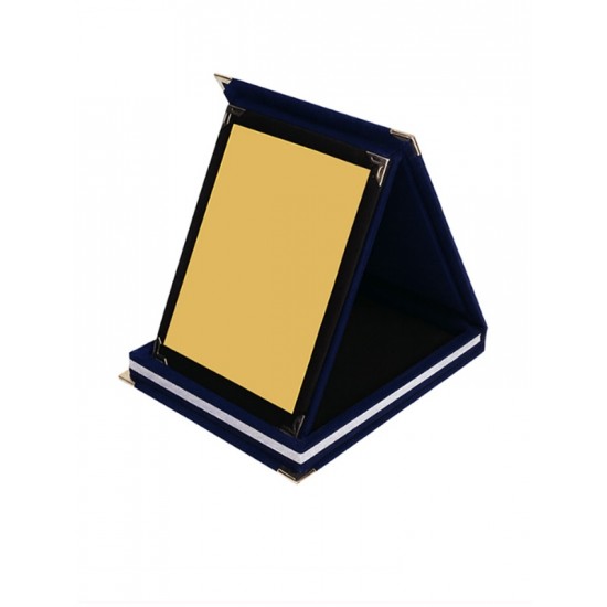 Lacivert Kadife Albüm Plaket 19X24,5Cm Baskısız