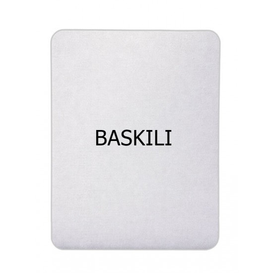 Dikdörtgen Mouse Pad Beyaz Baskılı