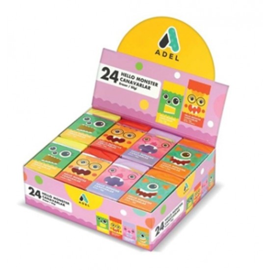 Adel Sevimli Canavarlar Silgi - 4 adet