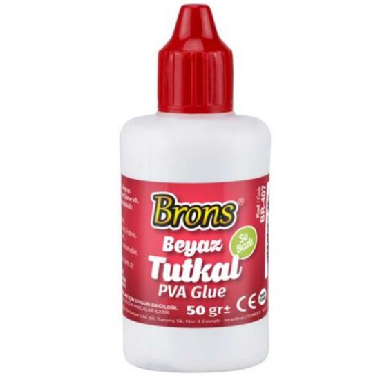 Brons Beyaz Tutkal 50Gr - 4 adet