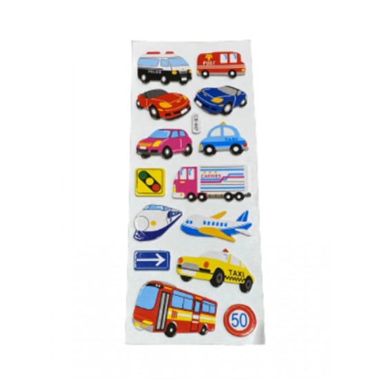 Ticon Araçlar Sticker - 6 adet