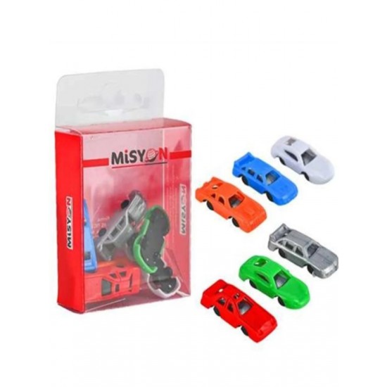 Misyon Maket Mini Araba 6Lı - 2 paket