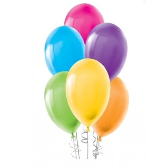 Vagon Renkli Balon Karışık 12 inç 30cm 100 lü