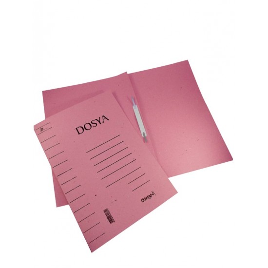 Tam Kapak Pembe Dosya - 6 adet