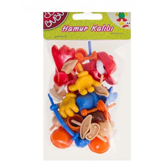 Bubu Plastik Oyun Hamuru Kalıbı 26 Parça