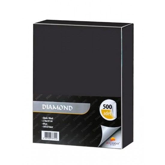 Siyah Renkli Fotokopi Kağıdı 80Gr 500Lü