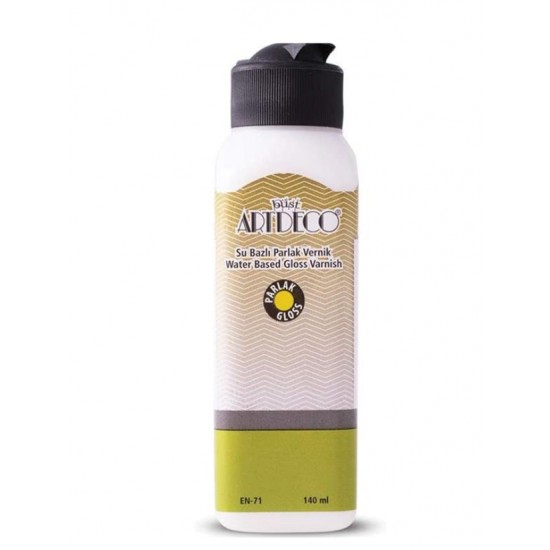 Artdeco Su Bazlı Parlak Vernik140 ml - 3 adet