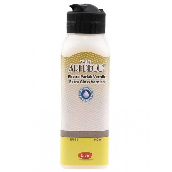 Artdeco Su Bazlı Ekstra Parlak Vernik 140 ml
