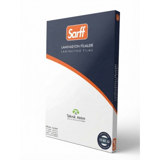 Sarff Laminasyon Film A3 303X426Mm Tekli - 20 adet