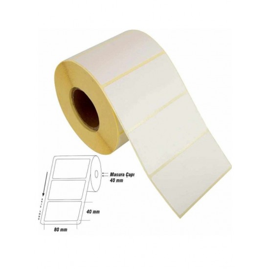 Ekstrafix Termal Barkod Etiketi 40X60 Mm 1000Li - 3 adet