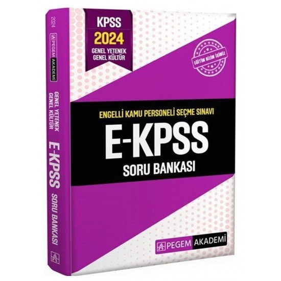 Pegem E-Kpss Genel Yetenek Genel Kültür Soru Bankası