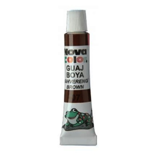 Nova Color Guaj Boya 9 Ml Kahverengi - 4 adet