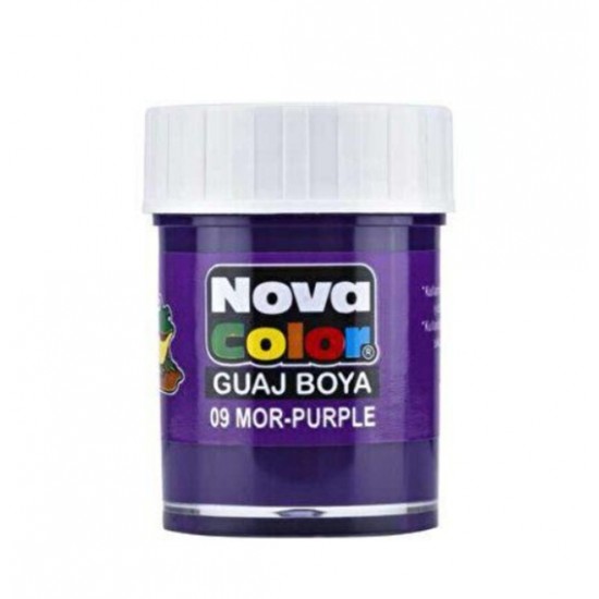 Nova Color Guaj Boya Mor Şişe - 4 adet