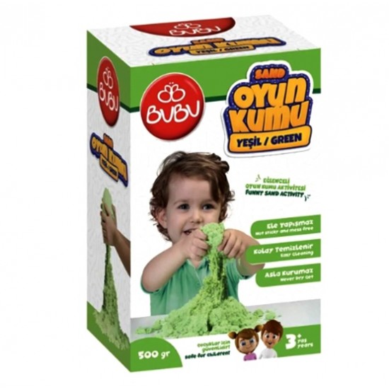 Bubu Kinetik Kum 500Gr Yeşil