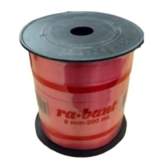 Rabant İnce Rafya 8Mmx200 Mt Kırmızı