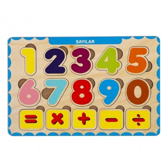 Ca Games Ahşap Puzzle Sayılar